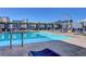 Stunning rooftop pool with plenty of lounge chairs at 211 E Flamingo Rd # 615, Las Vegas, NV 89169