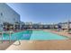 Inviting rooftop pool with city views and ample seating at 211 E Flamingo Rd # 615, Las Vegas, NV 89169