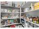 Well-stocked pantry with ample shelving for storage at 220 Glen Lee St, Henderson, NV 89012