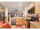 Modern kitchen featuring stainless steel appliances and an open concept layout at 2540 E Sparrow Way, Pahrump, NV 89048