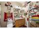 Bathroom with 49ers themed decor and a single sink vanity at 2540 Sparrow Way, Pahrump, NV 89048