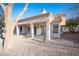 View of the home's backyard and patio area at 2541 Showcase Dr, Las Vegas, NV 89134