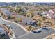 Aerial view showing home's location in a quiet residential neighborhood at 3257 Aiken St, North Las Vegas, NV 89032