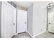 Clean hallway with tile flooring and neutral wall colors at 3905 Blairmoor St, North Las Vegas, NV 89032