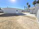 Large backyard with detached storage shed at 5260 San Anselmo St, Las Vegas, NV 89120