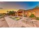 Private backyard retreat with a sparkling pool and lounge chairs at 59 Portezza Dr, Henderson, NV 89011