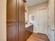 Laundry room with ample cabinet space at 59 Portezza Dr, Henderson, NV 89011