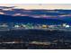 Spectacular nighttime view of the Las Vegas Strip and city from a high vantage point at 591 Overlook Rim Dr, Henderson, NV 89012