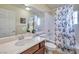 Clean bathroom with shower/tub and vanity at 5993 Lambert Bridge Ave, Las Vegas, NV 89139