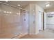 Bathroom with walk-in shower and built-in bench seating at 5993 Lambert Bridge Ave, Las Vegas, NV 89139