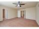 Spacious bedroom with ceiling fan and ample closet space at 5993 Lambert Bridge Ave, Las Vegas, NV 89139