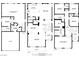 Complete floor plans for all 3 floors, showcasing layout with measurements at 7075 Jasper Hill Way, Las Vegas, NV 89118