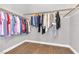 Large walk-in closet with ample hanging and shelving space at 7859 Lisa Marie Ct, Las Vegas, NV 89113