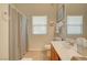 Simple bathroom with shower, toilet and vanity at 8805 Jeffreys St # 1032, Las Vegas, NV 89123