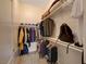 Walk-in closet with plenty of shelving and hanging space for clothes at 8805 Jeffreys St # 1032, Las Vegas, NV 89123