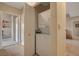 Convenient laundry closet with stackable washer and dryer at 8805 Jeffreys St # 1032, Las Vegas, NV 89123