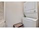 Convenient laundry area with stackable washer and dryer at 9103 Mcginnis Ave, Las Vegas, NV 89148