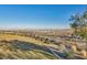 Landscaped backyard with mountain views at 928 Calluna Hills Ln, Las Vegas, NV 89138