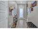 Bright entryway with built-in bench and coat rack at 928 Calluna Hills Ln, Las Vegas, NV 89138