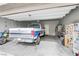 Garage with room for a truck and motorcycle at 10810 Hunters Green Ave, Las Vegas, NV 89166