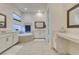 Elegant bathroom with a large soaking tub at 11130 Red Yucca Dr, Las Vegas, NV 89138