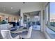 Breakfast nook with sliding glass doors leading to a patio at 11130 Red Yucca Dr, Las Vegas, NV 89138