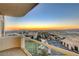 High-rise condo with city and landscape views at sunset at 145 E Harmon Ave # 2120, Las Vegas, NV 89109