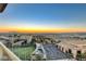 High-rise condo with city and landscape views at sunset at 145 E Harmon Ave # 2120, Las Vegas, NV 89109