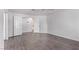 Grey wood-look flooring and ceiling fan in this bright bedroom at 1911 Hobson Dr, Henderson, NV 89074