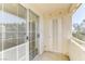 Private balcony with sliding glass doors and exterior access at 1955 Cutlass Dr # 1955, Henderson, NV 89014