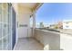 Private balcony with sliding door access from condo unit at 1955 Cutlass Dr # 1955, Henderson, NV 89014