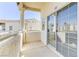 Private balcony with sliding glass doors and metal railing at 1955 Cutlass Dr # 1955, Henderson, NV 89014