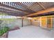 Covered patio with tile flooring and a wooden pergola at 2422 Paradise Village Way, Las Vegas, NV 89104