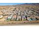 Aerial view of neighborhood and houses at 2469 Cingoli St, Henderson, NV 89044