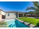 Relaxing pool in the backyard at 2469 Cingoli St, Henderson, NV 89044