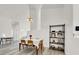 Bright dining room with table, chairs, and shelving at 3434 Empress Diamond Dr, North Las Vegas, NV 89032