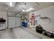 Organized garage with overhead door and storage at 3604 Lisandro St # 201, Las Vegas, NV 89108