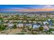 Community overview showing numerous homes and a golf course at 4541 Largo Cantata St, Las Vegas, NV 89135