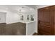 Light and bright entryway with dark wood door and tile flooring at 4840 Conough Ln, Las Vegas, NV 89149