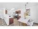 Well-lit kitchen with stainless steel appliances, a breakfast bar, and modern finishes at 610 Roberta Alecia Ave, North Las Vegas, NV 89031