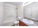 Bathroom with granite vanity and shower/tub combo at 6800 E Lake Mead Blvd # 1047, Las Vegas, NV 89156