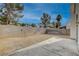 Private backyard with gravel and a concrete patio area at 7214 Paradise Bay Dr, Las Vegas, NV 89119