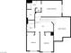 Upper floor plan with primary bedroom, two additional bedrooms, and two bathrooms at 7627 Alexander Hills St, Las Vegas, NV 89139