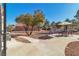 A backyard patio area, perfect for outdoor dining and entertaining at 9037 Grayling Dr, Las Vegas, NV 89134