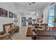 Bright kitchen and dining area with stainless steel appliances and modern decor at 9037 Grayling Dr, Las Vegas, NV 89134