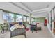 Spacious sunroom featuring light walls and ample seating at 9037 Grayling Dr, Las Vegas, NV 89134