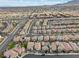 Aerial view of neighborhood; showcasing home, landscaping, and community at 9625 Ponderosa Skye Ct, Las Vegas, NV 89166