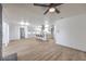 Modern kitchen with island and stainless steel appliances at 1302 Cherokee Ln, Las Vegas, NV 89106