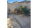 Small courtyard with potted plants at 2621 Slide Canyon Ave, North Las Vegas, NV 89081