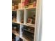 Well-organized pantry with ample shelving for storage at 2621 Slide Canyon Ave, North Las Vegas, NV 89081